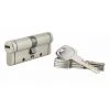 THIRARD Cylindre Trafic12 En Nickelé 5 Clés L : 80 Mm épaisseur : 40x40 Finition : Nickelé