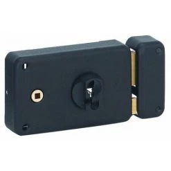 THIRARD Boitier Serrure De Grille A Cylindre Profile 140 X 88 Mm Gauche