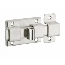 THIRARD Targette Inox Pêne Plat 65 Mm