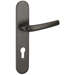 THIRARD Ensemble Sur Plaques Pour Serrure Tribando Standard 12 Ensemble Béquille - Marron