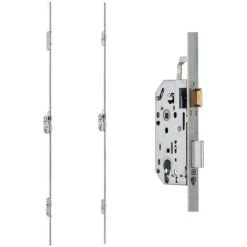 Boitier Serrure 3 Points Trimax Pênes Rectangulaires NF QC THIRARD - Axe 50mm - 2400x18 Mm - 000619