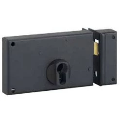 Serrure En Applique Pour Cylindre Profilé à Crochet 140x83 Mm THIRARD - Droite - 8118