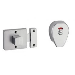 THIRARD - Verrou à Voyant Pour WC, 65mm, Argent