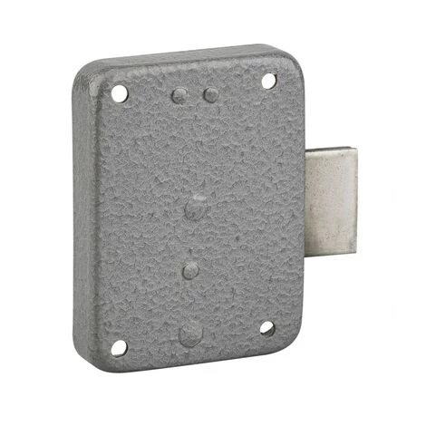 THIRARD - Serrure De Meuble Paris Pour Porte D'ameublement, Droite, Axe 30mm, 55x70mm, Gris, 1 Clé – Image 2