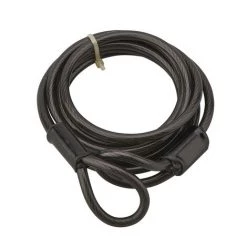 THIRARD - Antivol à Clé Twisty, Vélo, Abris De Jardin, Câble Acier 1.80m, Cadenas 40mm, 2 Clés