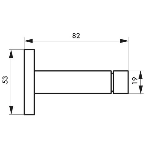 THIRARD - Butoir Balustre, Fixation Au Mur, Inox, Ø53x82mm – Image 2