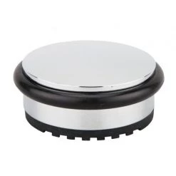 THIRARD - Butoir à Visser, Fixation Au Sol, Acier, Ø95x40mm, Pour 1kg3, Chromé