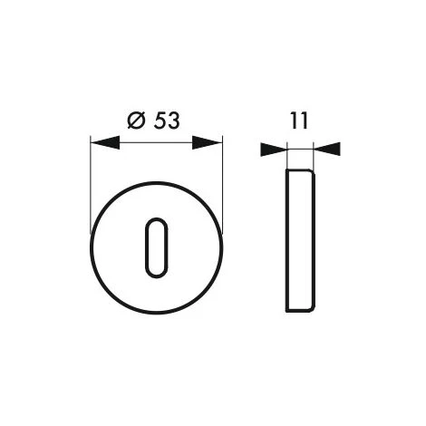THIRARD - Paire De Rosaces, Trou De Clé, Couleur F2 – Image 2