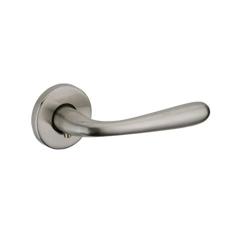 THIRARD - Paire De Béquilles Junon Pour Porte, Carré 7mm, Nickelé Brossée