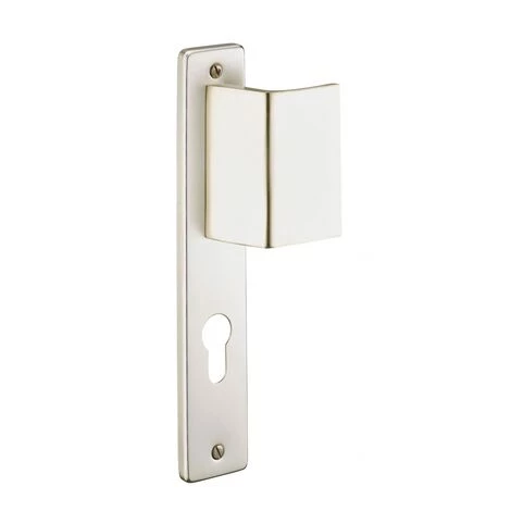 THIRARD - Ensemble De Poignées Pour Porte D'entrée Palière Picardie Trou De Cylindre, Carré 7mm, Entr'axes 195mm, Couleur F2