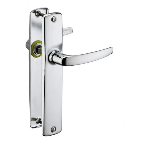 THIRARD - Ensemble De Poignées Pour Porte Intérieure Abbeville Sans Trou, Carré 7mm, Entr'axes 165mm, Chromé – Image 2