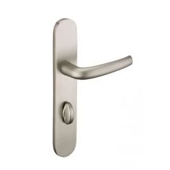 THIRARD - Ensemble De Poignées Pour Salle De Bain/toilette Chantilly à Condamnation, Carré 7mm, Entr'axes 195mm, Anodisé Inox