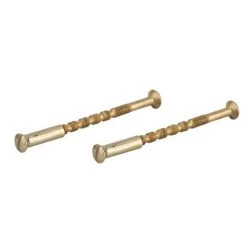 THIRARD - Jeu De 2 Vis Sécables Avec Douilles, M4x50, Laitonné