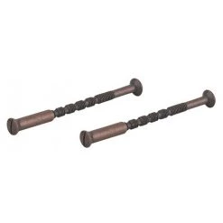 THIRARD - Jeu De 2 Vis Sécables Avec Douilles, M4x50, Laiton Vieilli