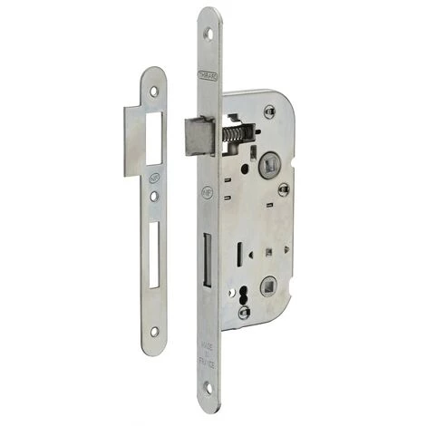 THIRARD - Serrure Encastrable NF à Condamnation Pour Salle De Bain Et Toilette, Axe 40mm, Bouts Ronds – Image 2