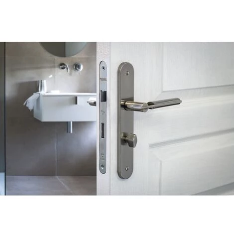 THIRARD - Serrure Encastrable NF à Condamnation Pour Salle De Bain Et Toilette, Axe 40mm, Bouts Ronds – Image 3