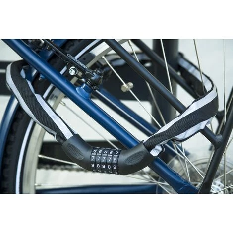 THIRARD - Antivol à Combinaison Biker, 5 Chiffres, Chaîne Acier, Moto, 0.9m, Noir – Image 2