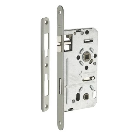 THIRARD - Serrure Encastrable à Condamnation Pour Salle De Bain Et Toilette, Gauche, Axe 55mm, Bouts Ronds