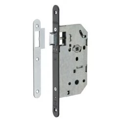 THIRARD - Serrure Encastrable Monomax NF Bec De Cane Pour Porte Intérieur, Axe 50mm, Bouts Ronds