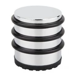 THIRARD - Butoir à Visser, Fixation Au Sol, Acier, Ø65x70mm, Pour 1kg5, Chromé