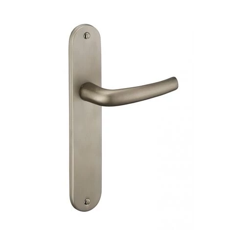 THIRARD - Ensemble De Poignées Pour Porte Intérieure Chantilly Sans Trou, Carré 7mm, Entr'axes 195mm, Anodisé Inox