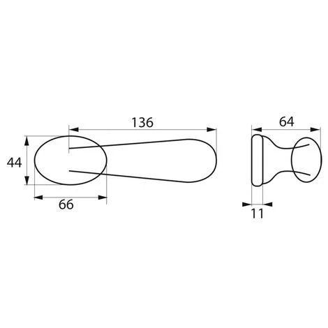 THIRARD - Paire De Béquilles Gran Prix Pour Porte, Carré 7mm, Argent – Image 2