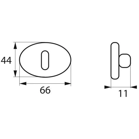 THIRARD - Paire De Rosaces Gran Prix, Trou De Clé, Alu Noir Mat – Image 2