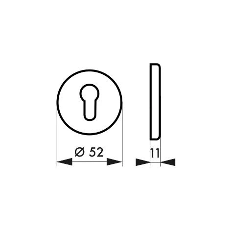 THIRARD - Paire De Rosaces Leonardo, Trou De Cylindre, Argent – Image 2