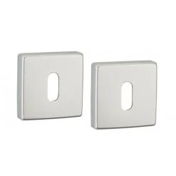 THIRARD - Paire De Rosaces Archimede, Trou De Clé, Argent