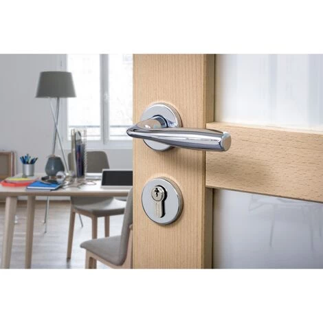 THIRARD - Paire De Béquilles Shark Pour Porte, Carré 7mm, Chromé Poli – Image 2