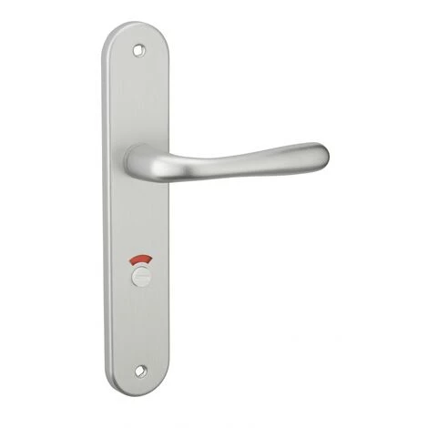 THIRARD - Ensemble De Poignées Pour Salle De Bain/toilette Pelope à Condamnation, Carré 7mm, Entr'axes 195mm, Argent – Image 2