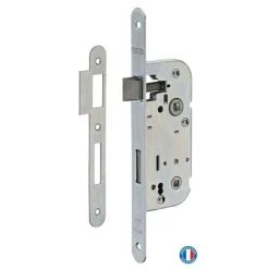 THIRARD - Serrure Encastrable à Condamnation Pour Salle De Bain Et Toilette, Axe 40mm, Bouts Ronds