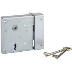 Serrure à Chiffre Verticale à Pêne 1/2 Tour De Grille Type Alsace Thirard - Droite