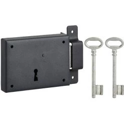 Serrure En Applique Pêne Dormant Thirard - Droite - 110 X 80 Mm